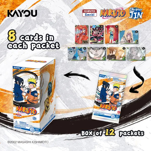 Kayou Naruto: Smriti Collectible Cards: Chapter Jin Chapter 003 Booster Box