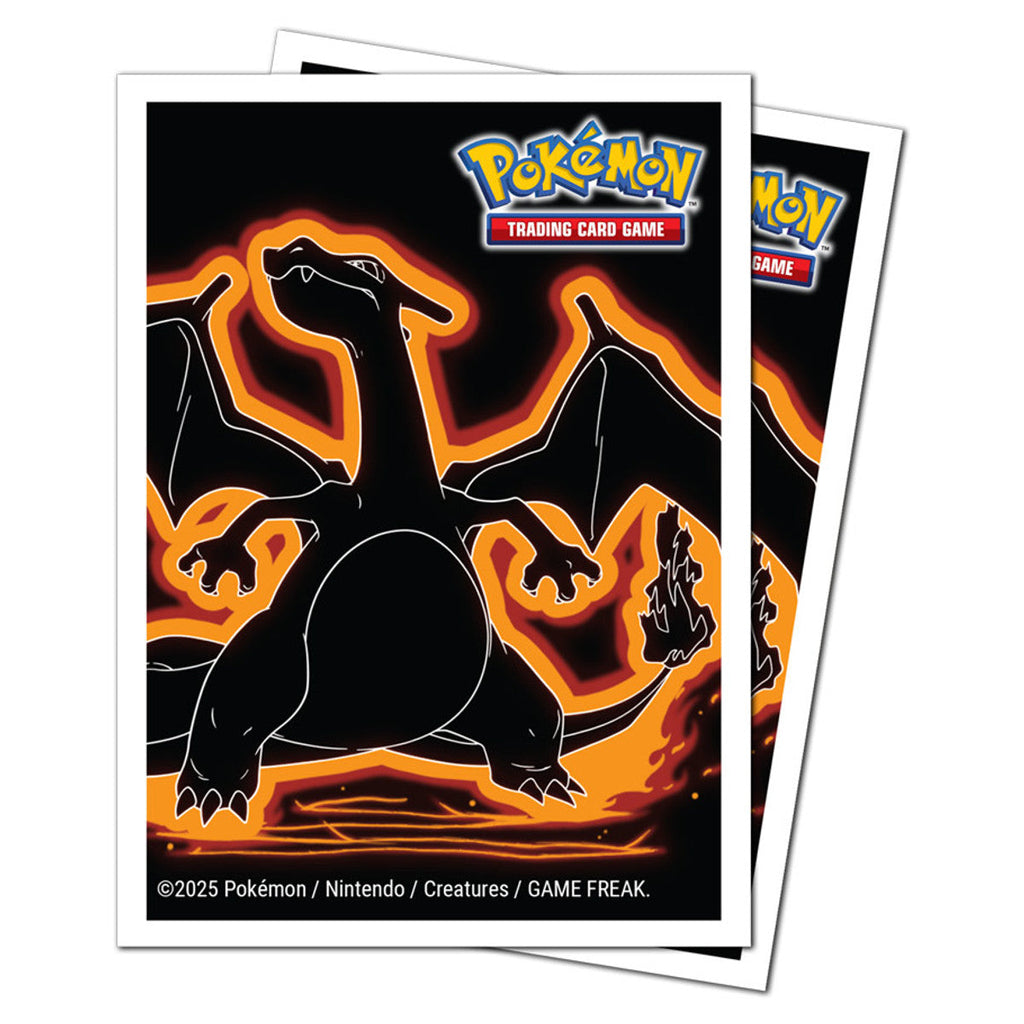 UItra Pro Deck Protector: Apex: Pokémon: Neon Kanto: Charizard (105)