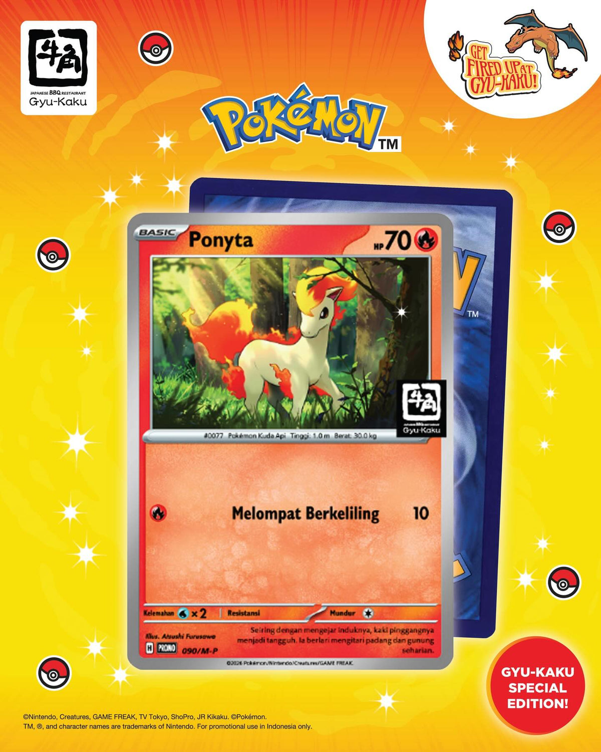 (Indonesian) Pokémon TCG: Gyu-Kaku Promo Pack