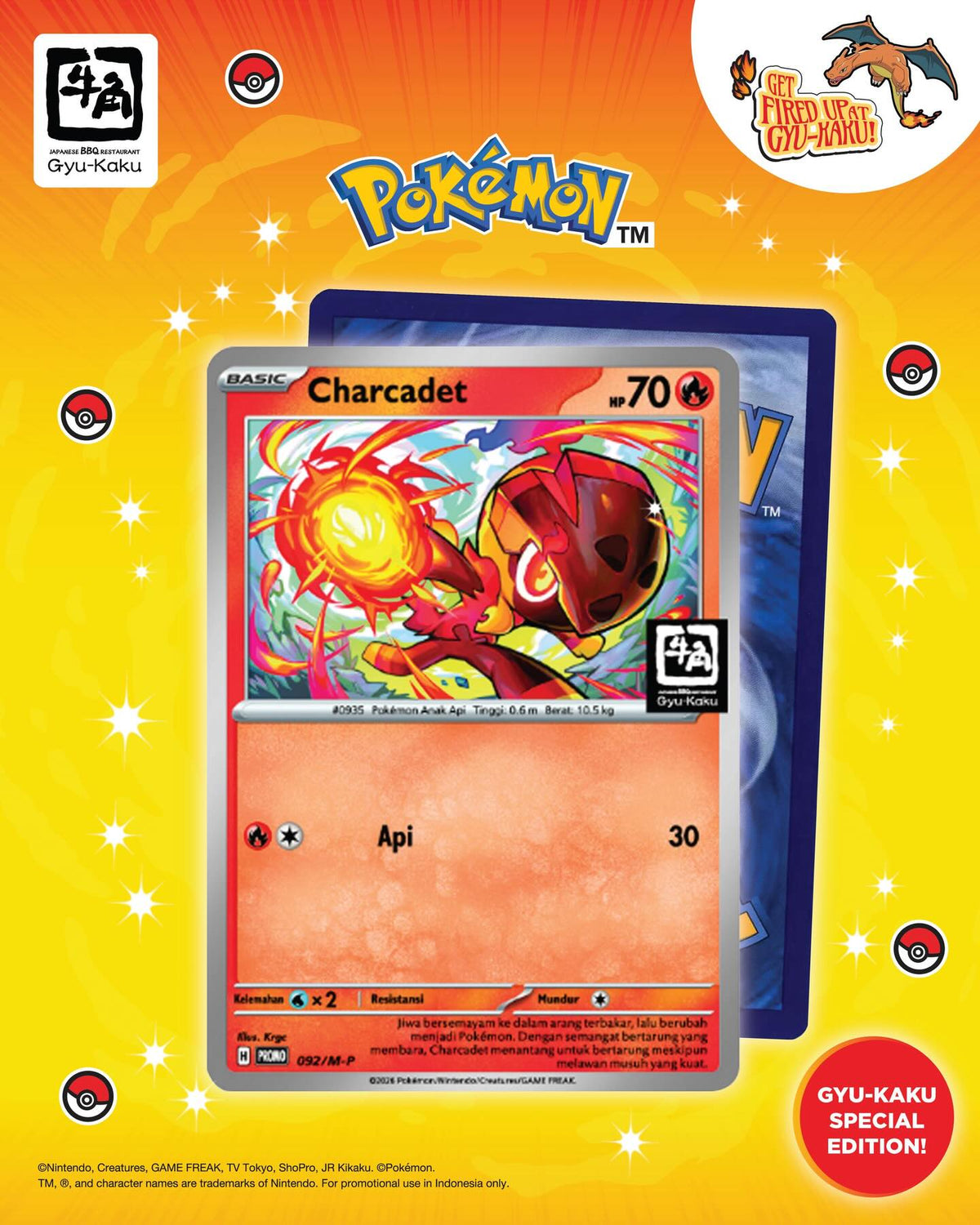 (Indonesian) Pokémon TCG: Gyu-Kaku Promo Pack